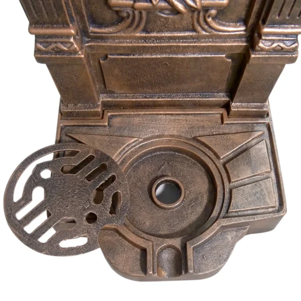 Chiuveta de gradina, fonta, bronz antic, 35x30.5x76 cm, Strend Pro - imagine 3