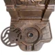 Chiuveta de gradina, fonta, bronz antic, 35x30.5x76 cm, Strend Pro - imagine 3