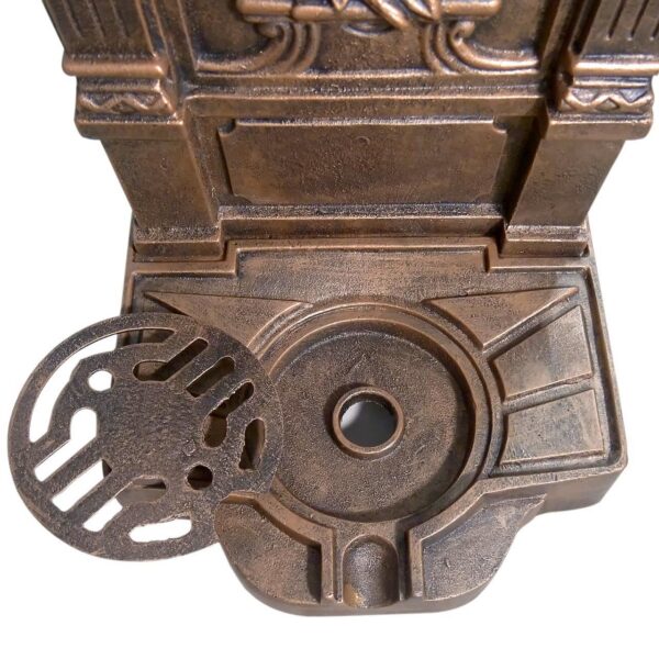 Chiuveta de gradina, fonta, bronz antic, 35x30.5x76 cm, Strend Pro - imagine 2