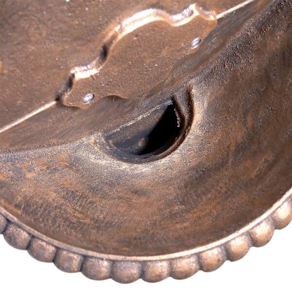 Chiuveta de gradina, fonta, bronz antic, 41x21x76.5 cm, Strend Pro - imagine 2