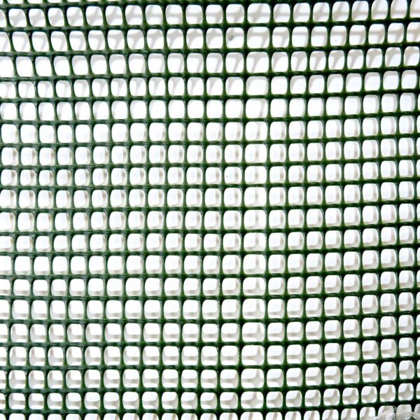 Plasa pentru gard, plastic, 300 g/m2, verde, 10x10 mm, 50x1 m - imagine 2