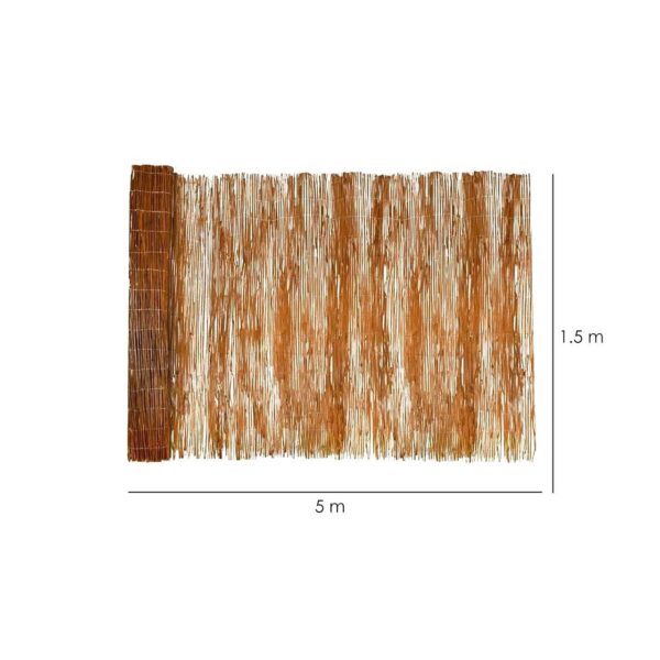 Gard/paravan din trestie, 5x1.5 m - imagine 3