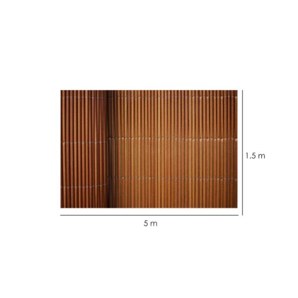 Gard gradina/paravan din rachita naturala, 5x1.5 m - imagine 12