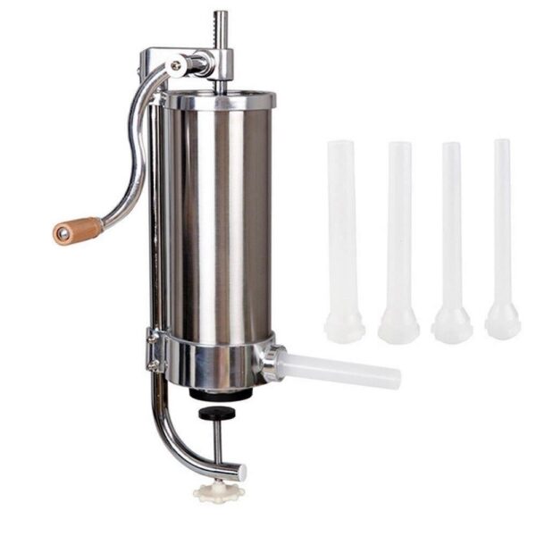 Masina verticala de umplut carnati, inox, 3 L - imagine 7