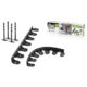 Bordura pentru gazon, plastic, 28 cuie tip harpon, 8 m  - imagine 4