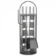 Set accesorii semineu, suport cu 4 piese, inox, 66 cm - imagine 5