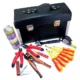 Trusa 24 scule pentru electrician 1000V + geanta din piele transport si depozitare - imagine 8