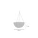 Ghiveci decorativ cu lant, rotund,​​​​​​​ nuca de cocos, 35x35x17 cm  - imagine 4