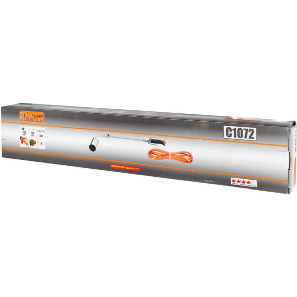 Arzator gaz, 20 kw, cu furtun 5 m, accesorii, duza 63x700 mm, Richmann Exclusive - imagine 2