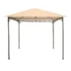 Pavilion pentru gradina/terasa, cadru metalic, crem, 3x3x2.55 m, Doina - imagine 4