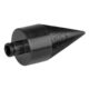 Con despicator lemn pentru bormasina, Strend Pro, cu 3 adaptoare, SDS MAX, HEX 1/2", 60 mm - imagine 2