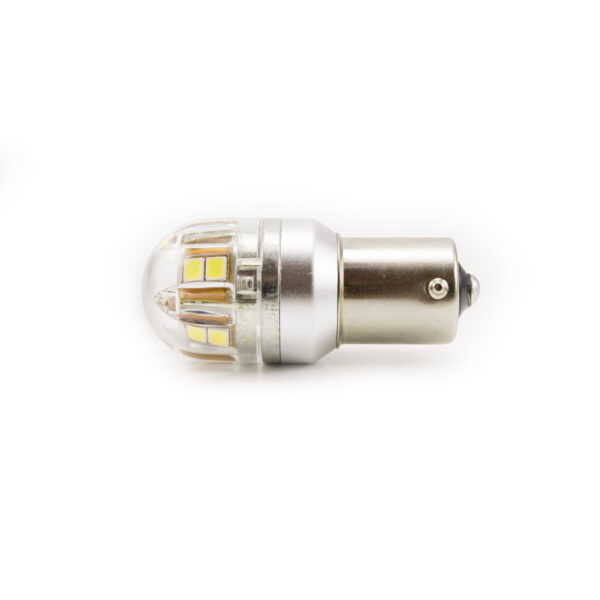 LED auto auxiliar Carguard P21W, 12-24V, 880 lumeni, BA15S, Canbus, set 2 buc - imagine 2