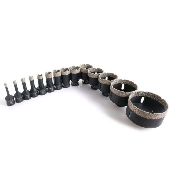 Carota diamantata, vacuum brazed, M14, 16 mm, Richmann Exclusive - imagine 3