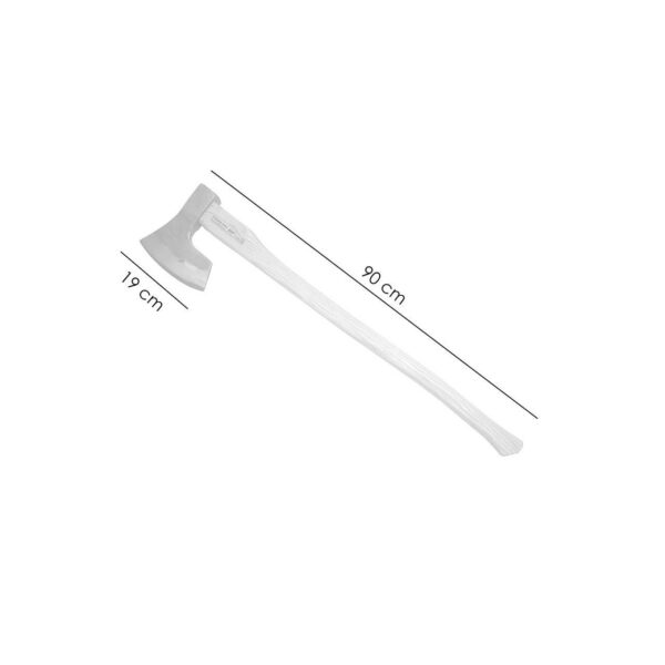 Topor, coada lemn, lama forjata, 1.8 kg, 19x90 cm, Sandblaster, Strend Pro - imagine 4