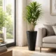 Ghiveci decorativ de flori, Prosperplast, Matuba Slim, rotund, inalt, 55 cm, antracit - imagine 5