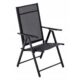 Scaun gradina/terasa, pliabil, otel, negru, 60x58x100 cm, Chomik