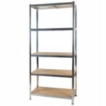 Raft depozitare, metalic, 5 polite, 175 kg, 90x40x180 cm, Malatec