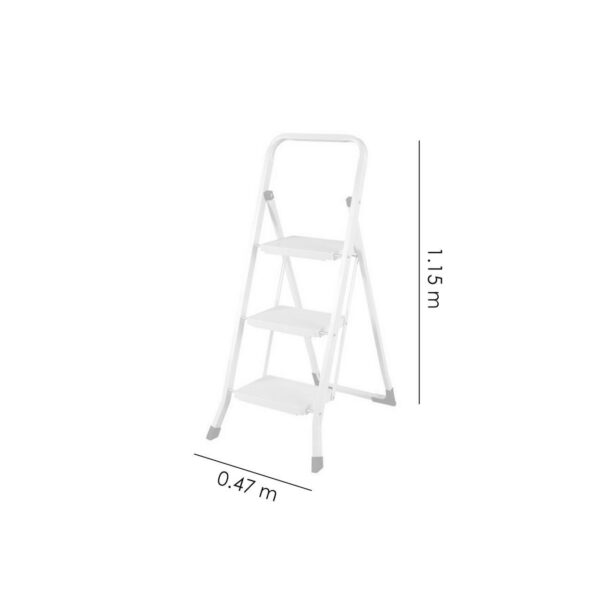 Scara otel, 3 trepte, max 150 kg, 1.15 m - imagine 4