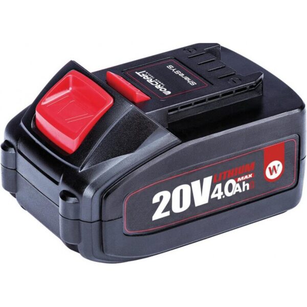 251791054_big.jpg Acumulator pentru sculele WORCRAFT 20 V, 4 Ah Li-ion, cu incarcare rapida - imagine 1