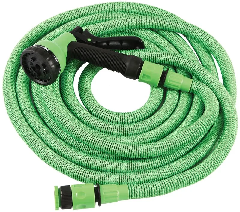 Furtun de gradina, extensibil, cu pistol de stropit, 1/2"-3/4", 7.5-22.5 m, Strend Pro 1 Furtun de gradina, extensibil, cu pistol de stropit, 1/2"-3/4", 7.5-22.5 m, Strend Pro