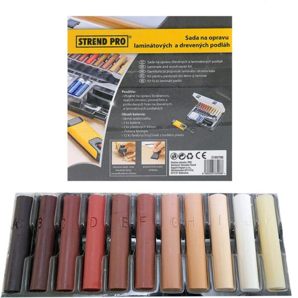Kit de reparatie pentru parchet, 16 piese - imagine 2