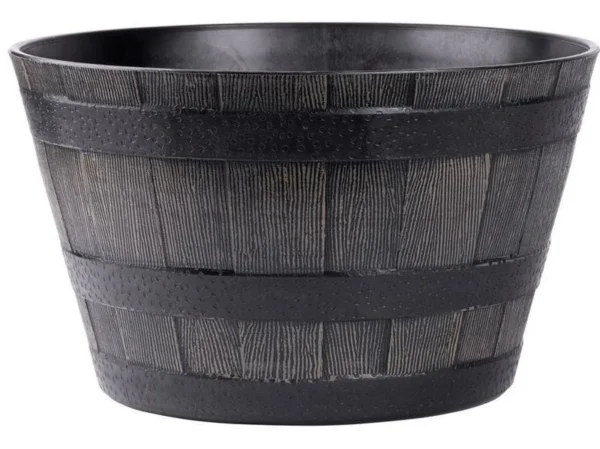 Ghiveci pentru flori, model lemn natural, 39x28 cm - imagine 3