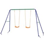 Complex de joaca, 2 leagane, multicolor, 3-8 ani, 269x160x180 cm