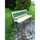 Banca de gradina, metal, lemn, plastic, 122x56x74 cm, Diana - imagine 5