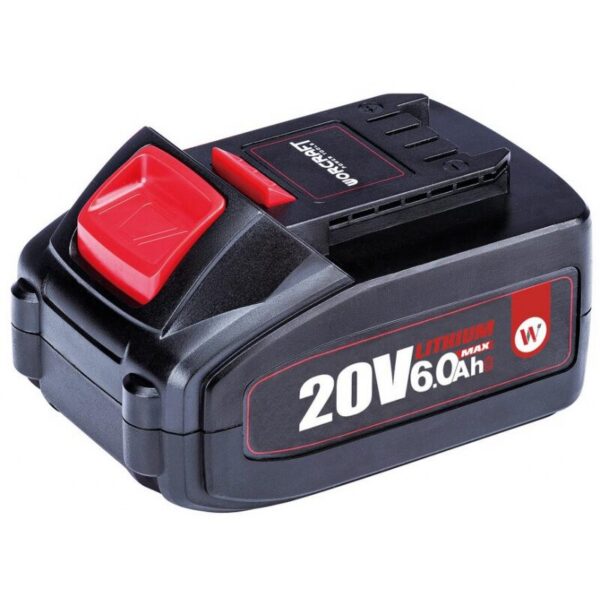 Acumulator pentru sculele WORCRAFT, 20 V, 6 Ah Li-ion - imagine 1
