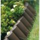 Palisada/bordura pentru gradina, maro, set 8 buc, 27x24 cm, 2.16 m - imagine 10