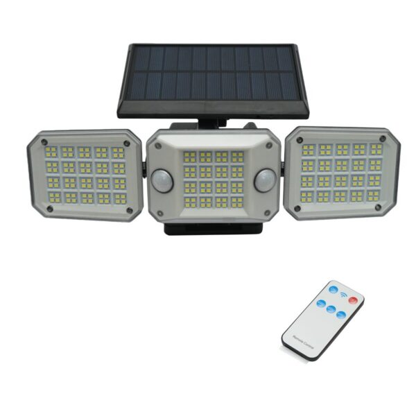 282392397_big.jpg Lampa solara de perete, panou extern, 2000 mAh, 3 moduri, IP65, Breckner Germany - imagine 1