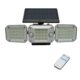 Lampa solara de perete, panou extern, 2000 mAh, 3 moduri, IP65, Breckner Germany