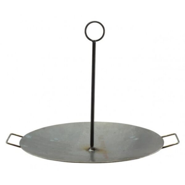 Disc pentru gratar, metalic, cu picioare si agatator, 60x32 cm, Perfect Home  - imagine 3