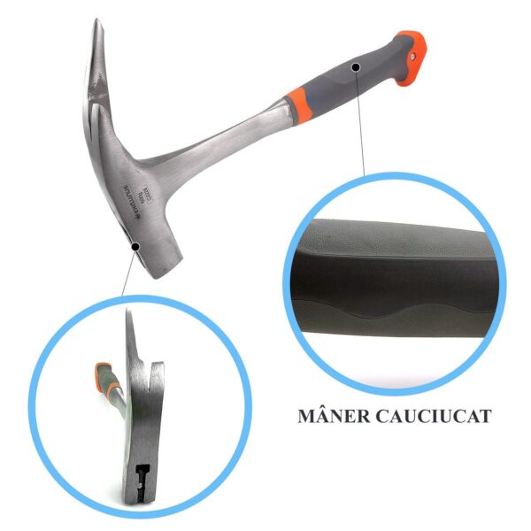 Ciocan dulgher monolit profesional cu suport magnetic pentru cui - RICHMANN EXCLUSIVE - imagine 3