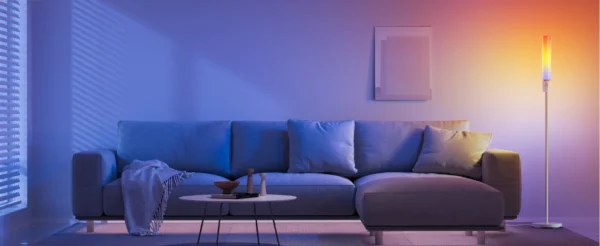 Lampadar LED Govee H6078 RGBICWW Cylinder, Wi-Fi + Bluetooth, 1500lumeni,  Control Aplicatie, Sincronizare muzica - imagine 9