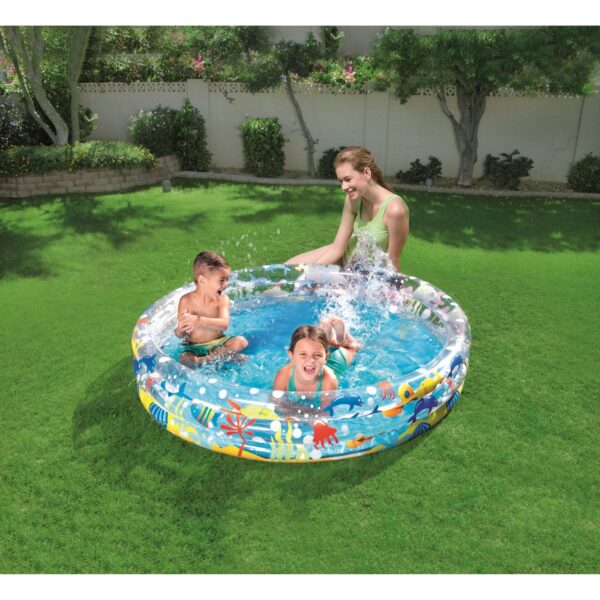Piscina gonflabila pentru copii, rotunda, 152x30 cm, Bestway - imagine 4