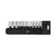Trusa chei tubulare, 1/2", cu clichet reversibil, extensie, 12 piese, Breckner Germany - imagine 3