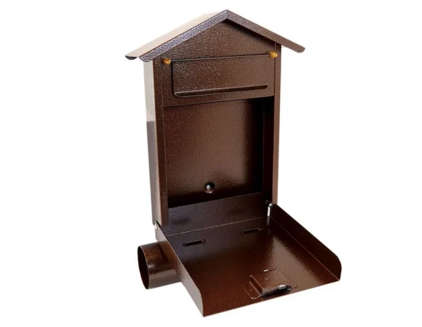Cutie postala, cu loc pentru ziar, cupru, format B6, 23x7x37.5 cm, Damech - imagine 5