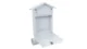 Cutie postala, cu loc pentru ziar, alb, format B6, 23x7x37.5 cm, Damech - imagine 6