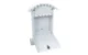 Cutie postala, cu loc pentru ziar, alb, format B6, 24.5x7x36.5 cm, Damech - imagine 6