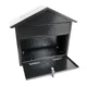 Cutie postala, negru, format C4, 43x12x39 cm, Damech - imagine 5