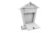 Cutie postala, cu loc pentru ziar, alb, format B6, 29.5x7.5x37.5 cm, Damech - imagine 5