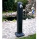Masca robinet de gradina, cu adaptor furtun, antracit, 90 cm, Itwan - imagine 2