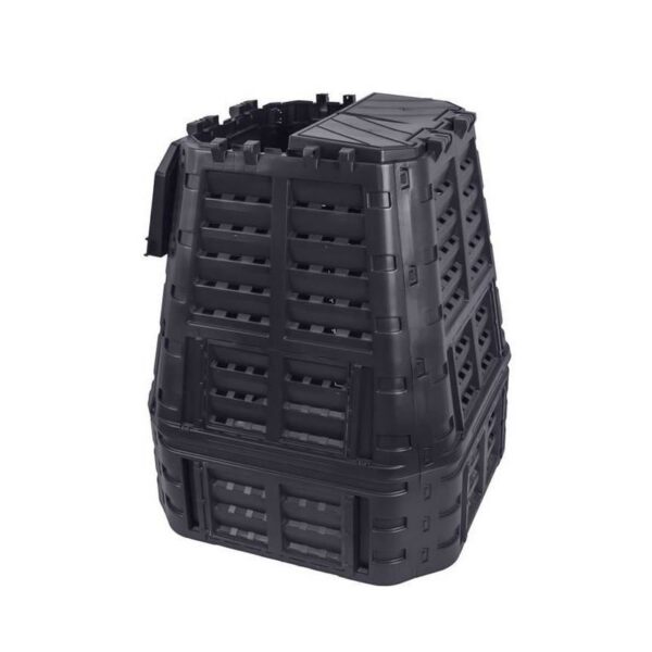 Compostor de gradina, 740 L, negru - imagine 2