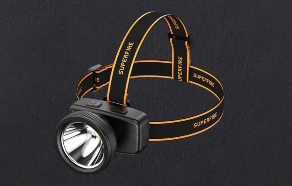 Lanterna LED pentru cap Superfire HL55, 150lm, 270m, 800mAh, incarcare USB-C - imagine 10
