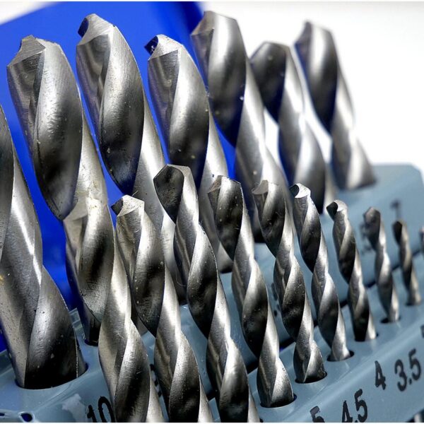 Burghie pentru metal, HSS, set 19 buc, 1-10 mm, Richmann - imagine 2
