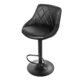 Scaun de bucatarie/bar, Artool, Kast, rotativ, piele ecologica, negru, 45.5x48.5x85-105 cm - imagine 2
