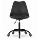 Scaun de birou, Artool, Andria, rotativ, PP, negru, 56.5x56.5x83.5-96 cm - imagine 5