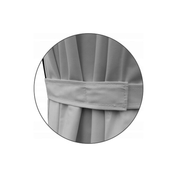 Umbrela gradina/terasa, cu articulatie, gri, 250x250 cm, Roma - imagine 8