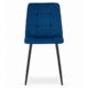 Scaun bucatarie/living, Artool, Kara, catifea, metal, bleumarin si negru, 44.5x50.5x87 cm - imagine 13